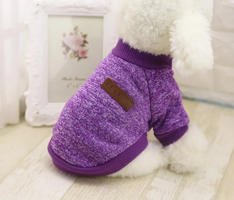dog sweater Warm Cotton Melange Color Dog’s Sweater WLP Company
