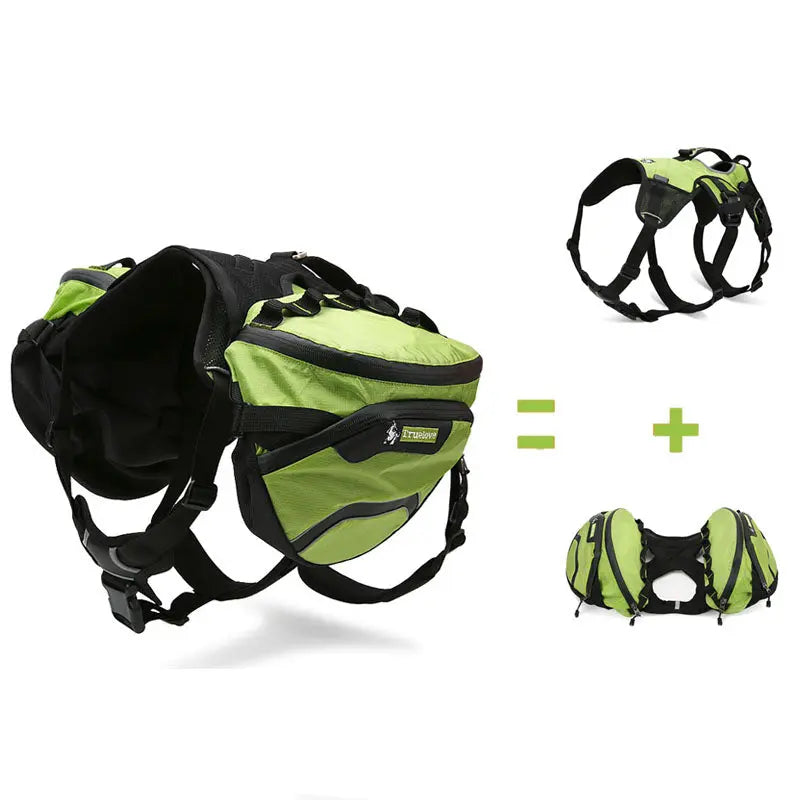 dogs backpack harness Waterproof Outdoor Backpack Harness - Adventure Ready WLP Company