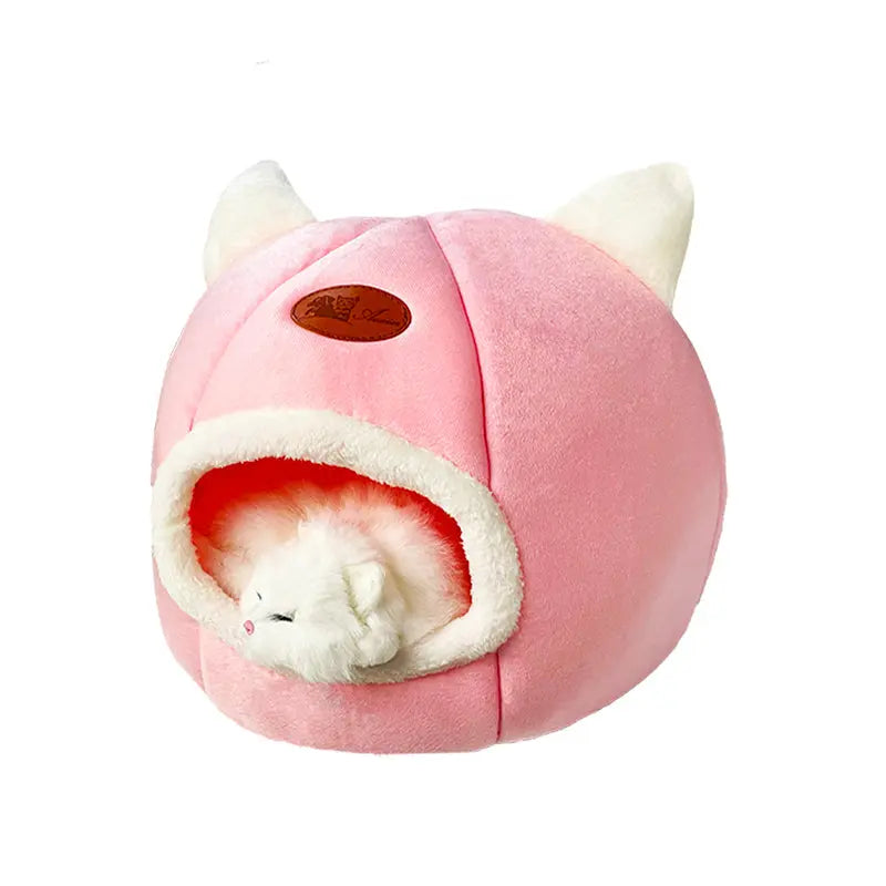 Cozy House Bed with Cat Ears - The Purrfect Comfort Companion WLP Company