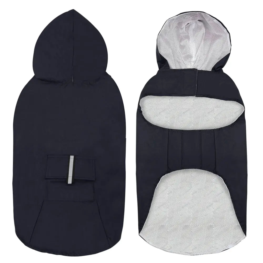 Large Hooded Dog Raincoat WLP Company