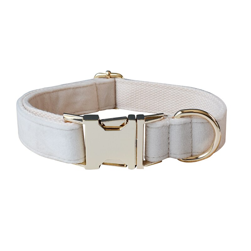 Dog's Elegant Bow Collar and Leash Set