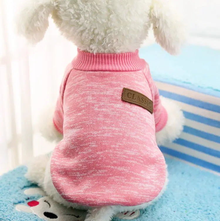 dog sweater Warm Cotton Melange Color Dog’s Sweater WLP Company