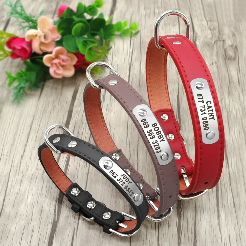 dog collar Classic Leather Collar - Timeless Style & Premium Craftsmanship WLP Company