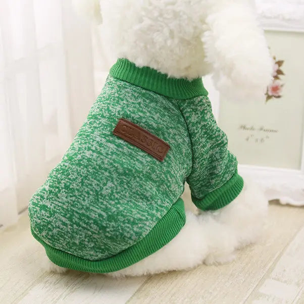 dog sweater Warm Cotton Melange Color Dog’s Sweater WLP Company