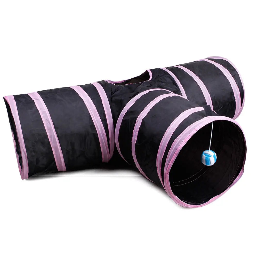 cat toy Tunnel Foldable Toy - Ultimate Feline Entertainment & Exercise WLP Company