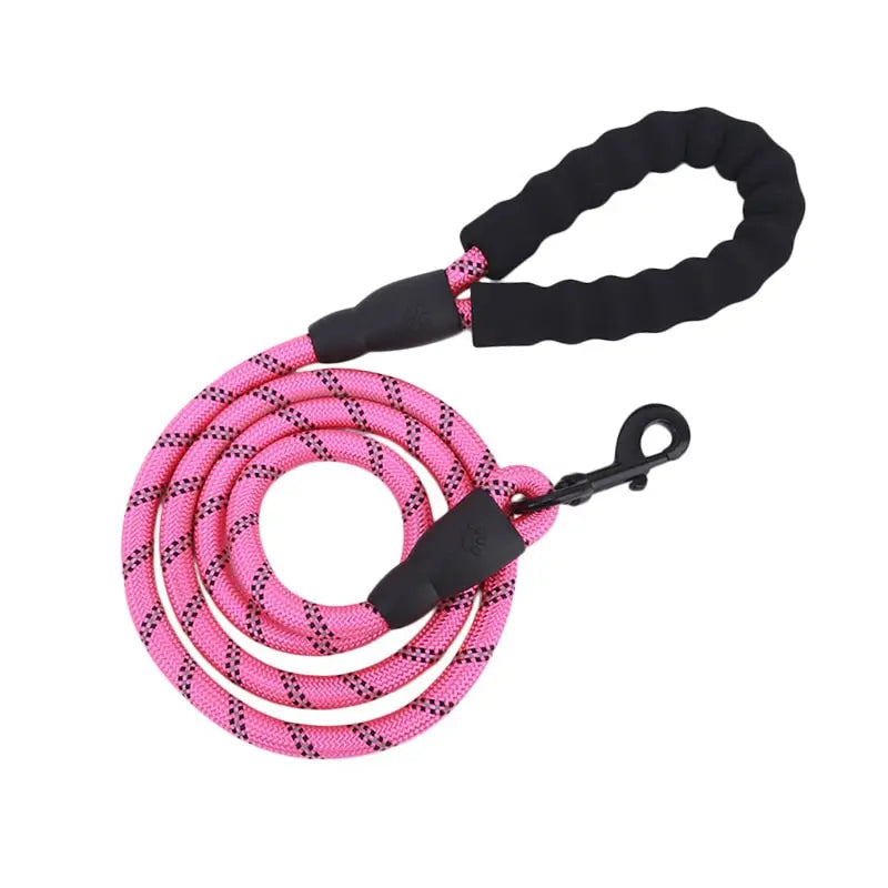 reflective dog leash Dogs Reflective Nylon Rope WLP Company