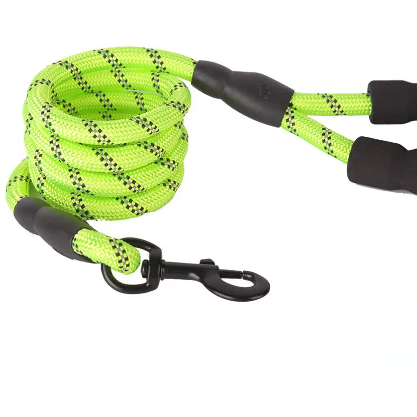 reflective dog leash Dogs Reflective Nylon Rope WLP Company