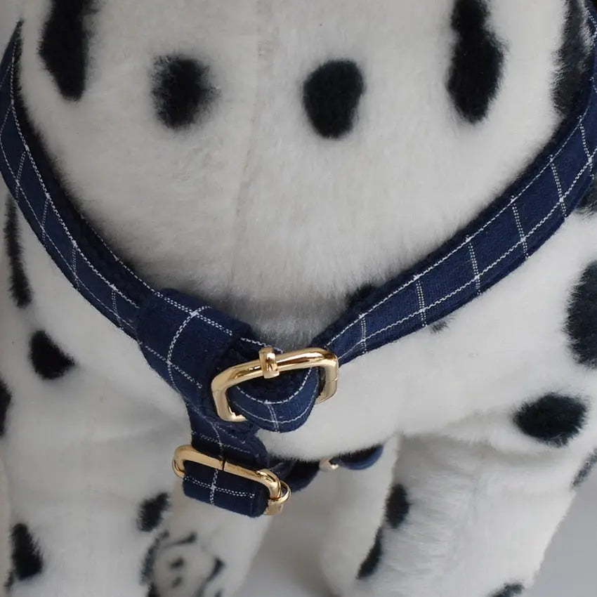 dog harness Plaid Harness and Leash Set WLP Company