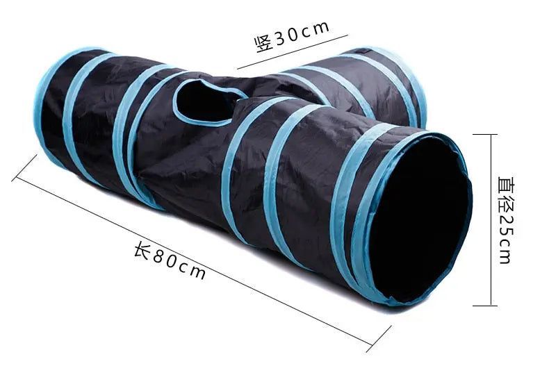 cat toy Tunnel Foldable Toy - Ultimate Feline Entertainment & Exercise WLP Company