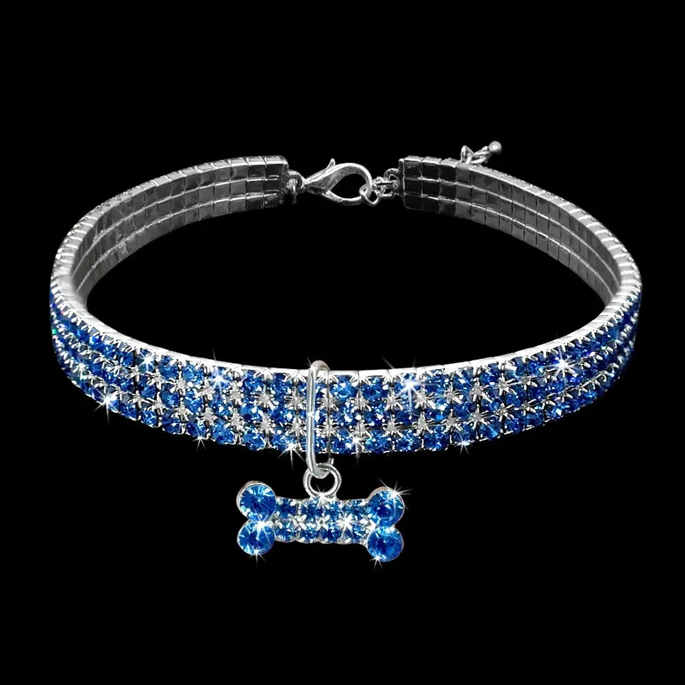 Shiny Crystal Collar for Small Dogs WLP Company
