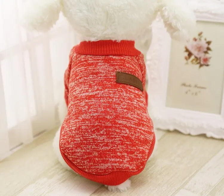 dog sweater Warm Cotton Melange Color Dog’s Sweater WLP Company