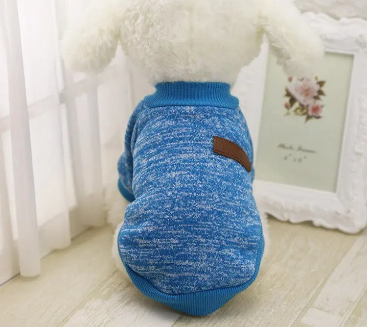 dog sweater Warm Cotton Melange Color Dog’s Sweater WLP Company