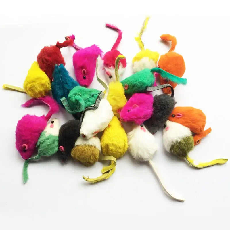 fur cat toys False Mice Toys For Cats WLP Company