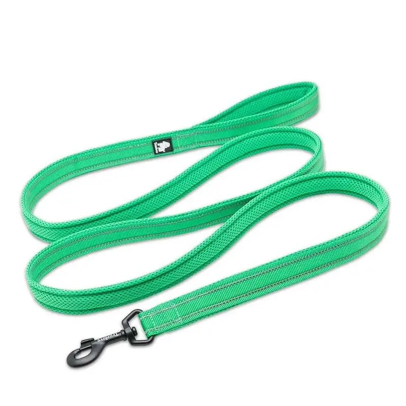 soft dog leash Nylon Dog Leash with Reflective Stripes WLP Company