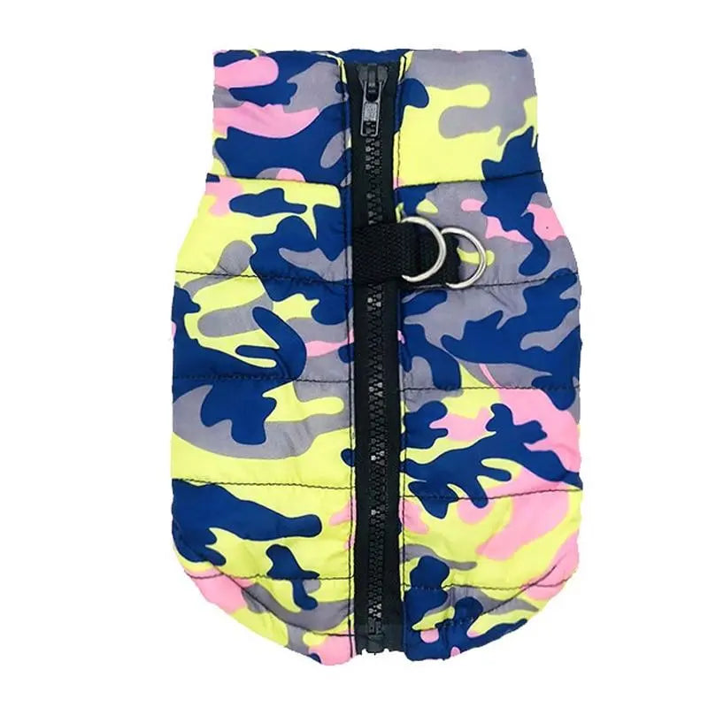 Sstylish dog coat tylish Warm Waterproof Camouflage Dog's Coat - Cotton & Down WLP Company