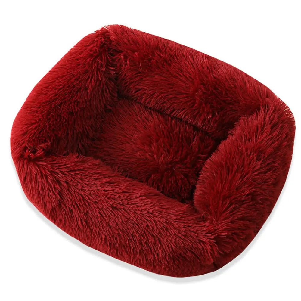 Dogs Long Plush Solid Bed WLP Company