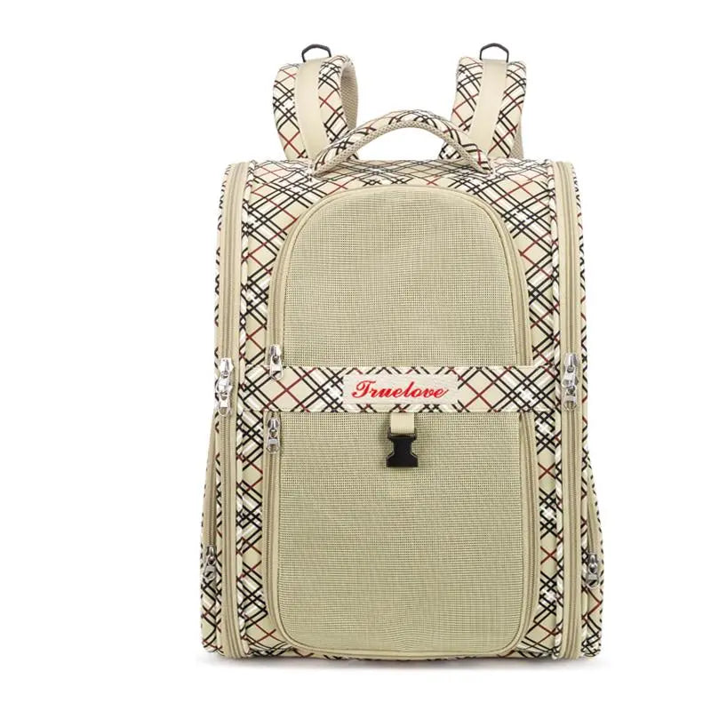 outdoor backpack for dogs Adventure Awaits: Outdoor Nylon Portable Backpack for Dogs WLP Company