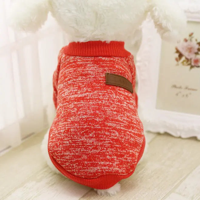dog sweater Warm Cotton Melange Color Dog’s Sweater WLP Company