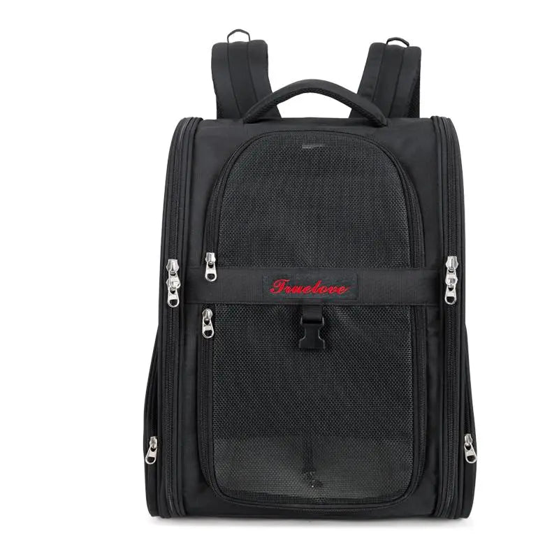 outdoor backpack for dogs Adventure Awaits: Outdoor Nylon Portable Backpack for Dogs WLP Company