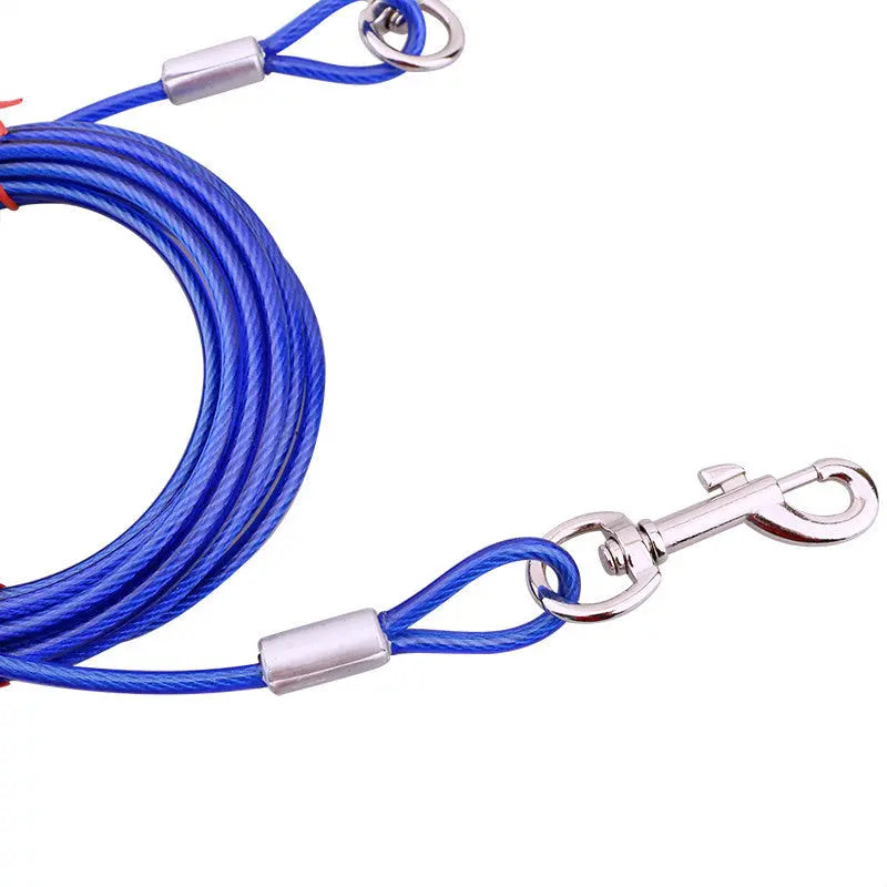 Outdoor Anti-Bite Tie Out Cable - Stainless Steel WLP Company