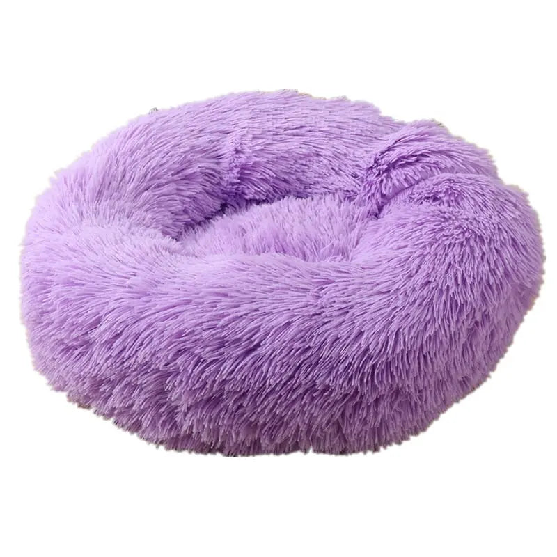 fluffy pet bed Pet's Round Shaped Fluffy Bed WLP Company
