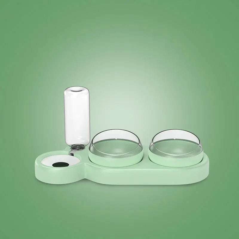 Triple Cat Bowl with Automatic Water Feeder WLP Company