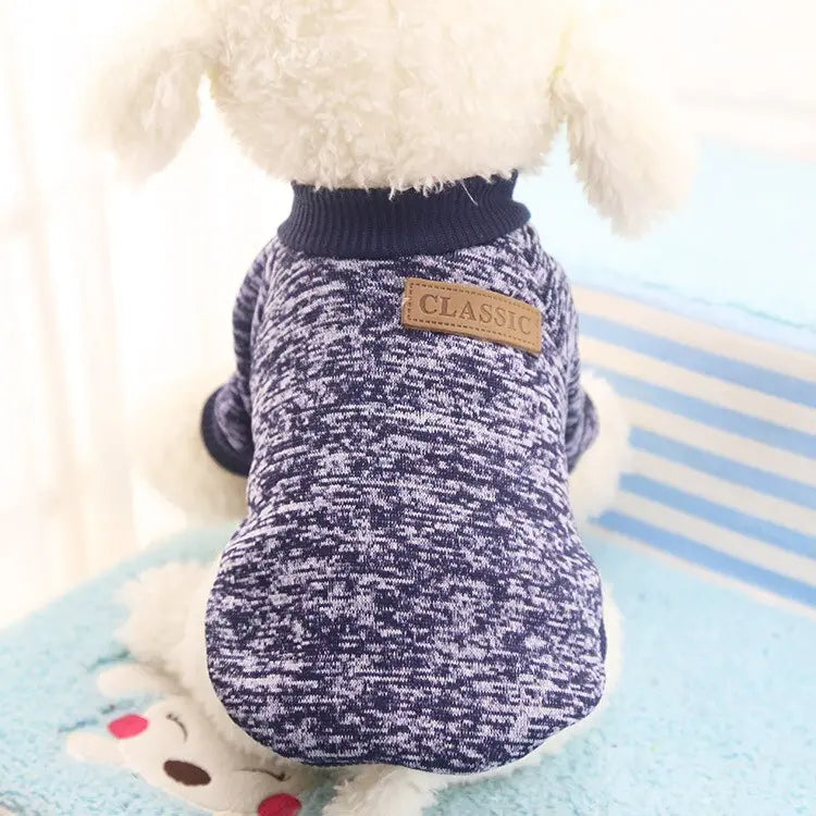 dog sweater Warm Cotton Melange Color Dog’s Sweater WLP Company