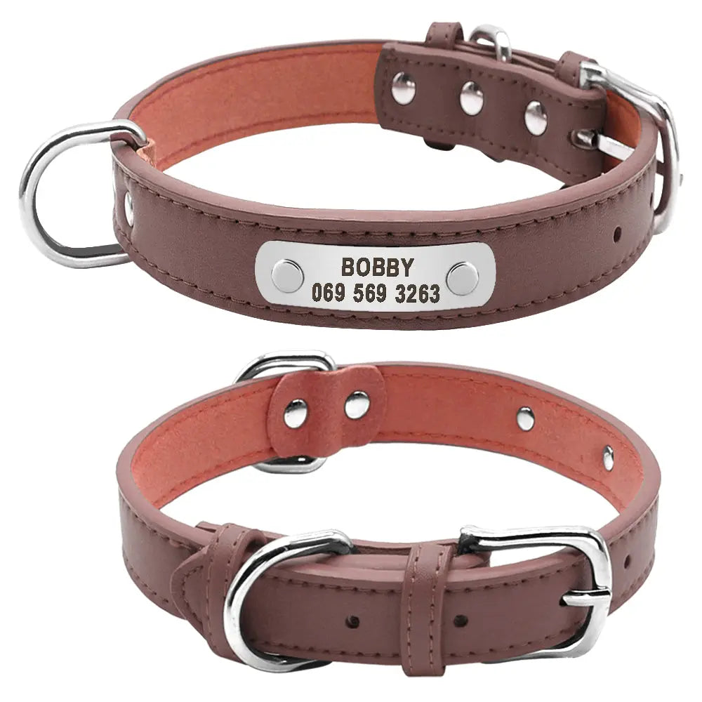 dog collar Classic Leather Collar - Timeless Style & Premium Craftsmanship WLP Company