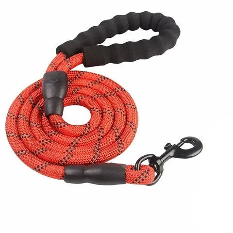 reflective dog leash Dogs Reflective Nylon Rope WLP Company