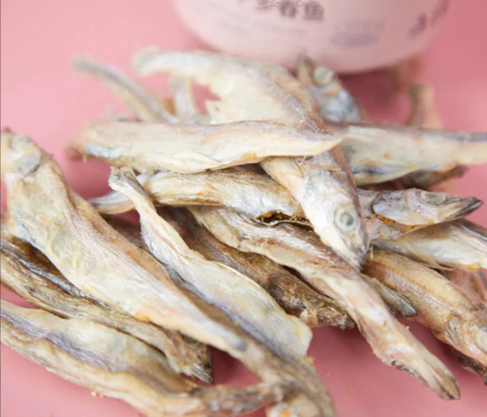 freeze-dried fish Freeze-dried spring fish, cat snacks, dried small fish, pet dogs, freeze-dried beautiful hair and teeth cleaning WLP Company