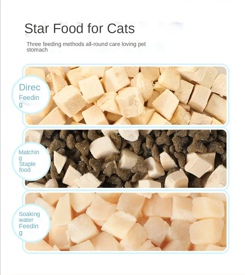 freeze-dried fish Freeze-dried spring fish, cat snacks, dried small fish, pet dogs, freeze-dried beautiful hair and teeth cleaning WLP Company