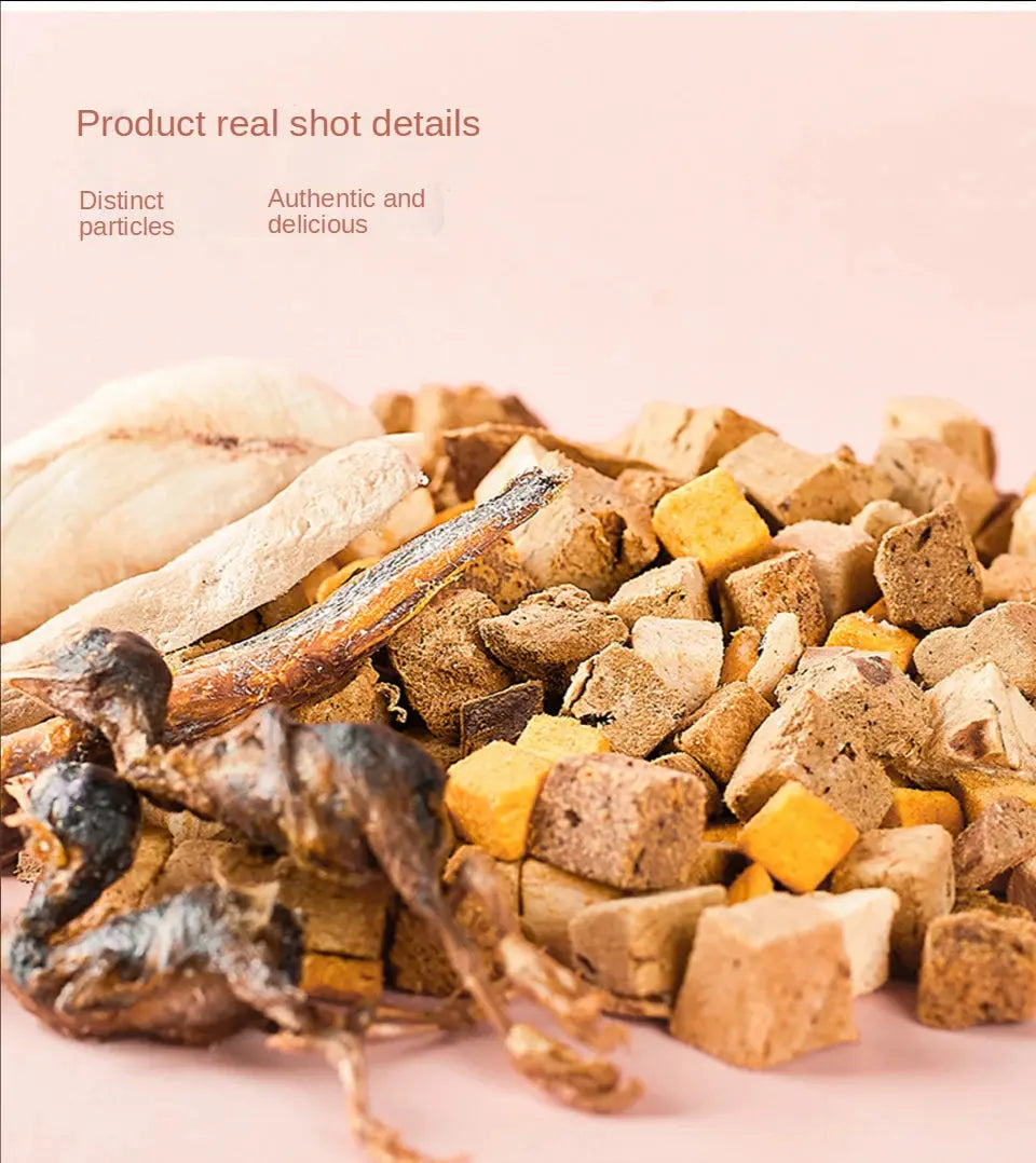 Pet Snacks Canned Freeze-Dried Chicken, Duck, Beef, and Quail Eggs WLP Company