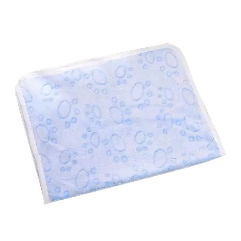 Dog Bed Mat Blanket Soft Fluffy Pet Sleeping Blanket Cute Paws Pattern Pet Travel Mat Warm Comfortable Blankets for Cat Dogs WLP Company