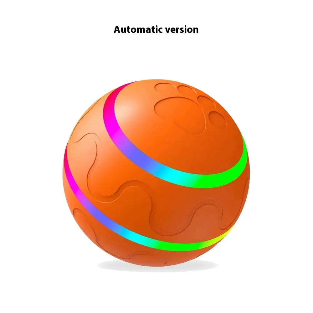 interactive pet toy Smart Interactive Pet Ball Remote Control Flashing Rolling Jumping Rotating Waterproof Dog Chew Toy Ball for Aggressive Chewers WLP Company