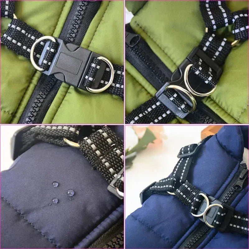Dogs Jacket with Harness - Waterproof Winter Coat WLP Company