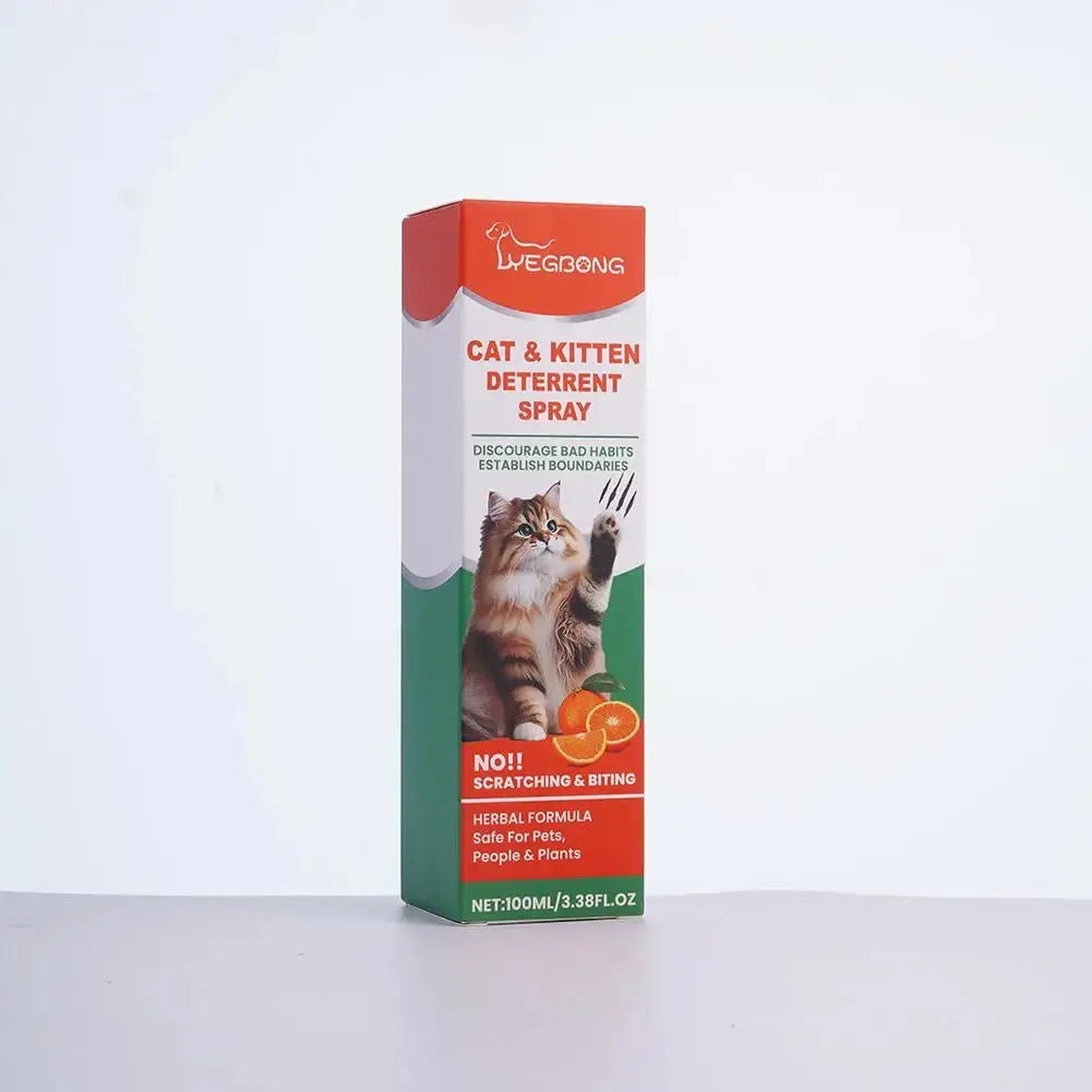 No Scratch Spray Repel Urinating Stop Sofa Chewing Gnawing Forbidden Area Natural Scratch Training Pet Training Liquid For Cats WLP Company