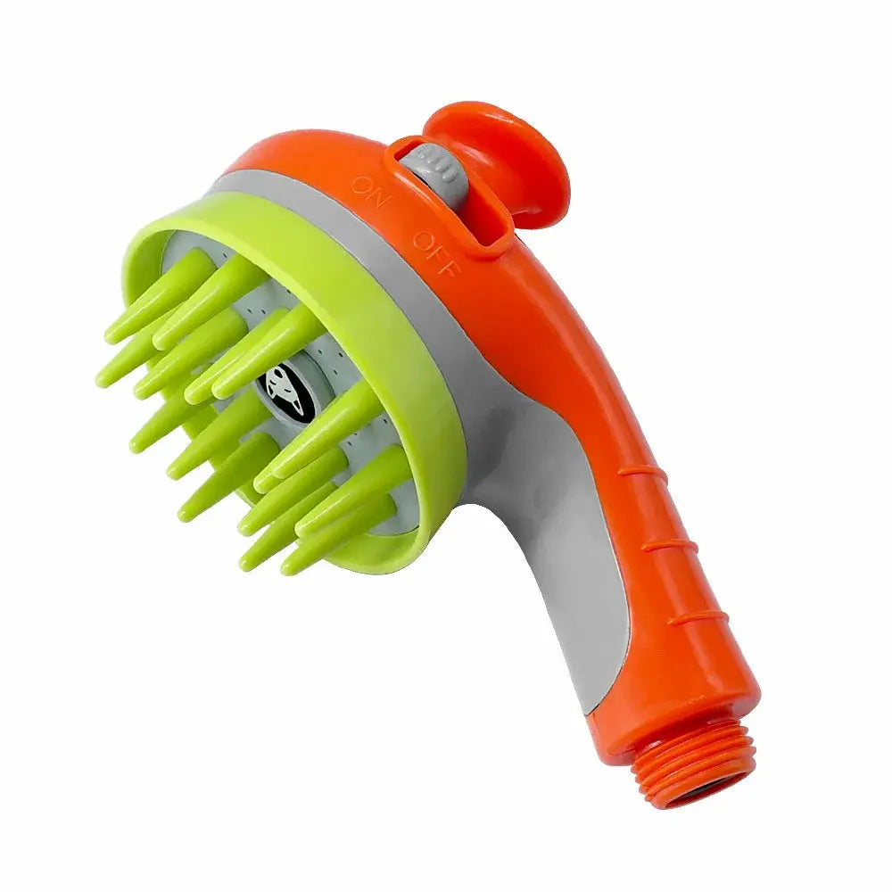 pet bath nozzle Practical dog bath massage nozzle pressure thickened pet shower nozzle flower shower special multi-function pet bath spray WLP Company