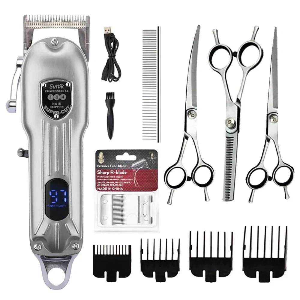 Professional Low Noise Dog Hair Clipper | Rechargeable | Pet Trimmer - Groomify WLP Company