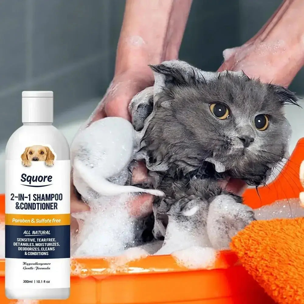 Puppy Shampoo And Conditioner 2 In 1 Natural Moisturizing Shampoo Moisturizing Dog Shampoo For Sensitive Skin PH Balanced WLP Company