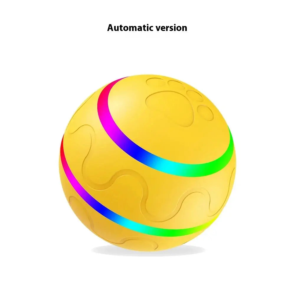 interactive pet toy Smart Interactive Pet Ball Remote Control Flashing Rolling Jumping Rotating Waterproof Dog Chew Toy Ball for Aggressive Chewers WLP Company