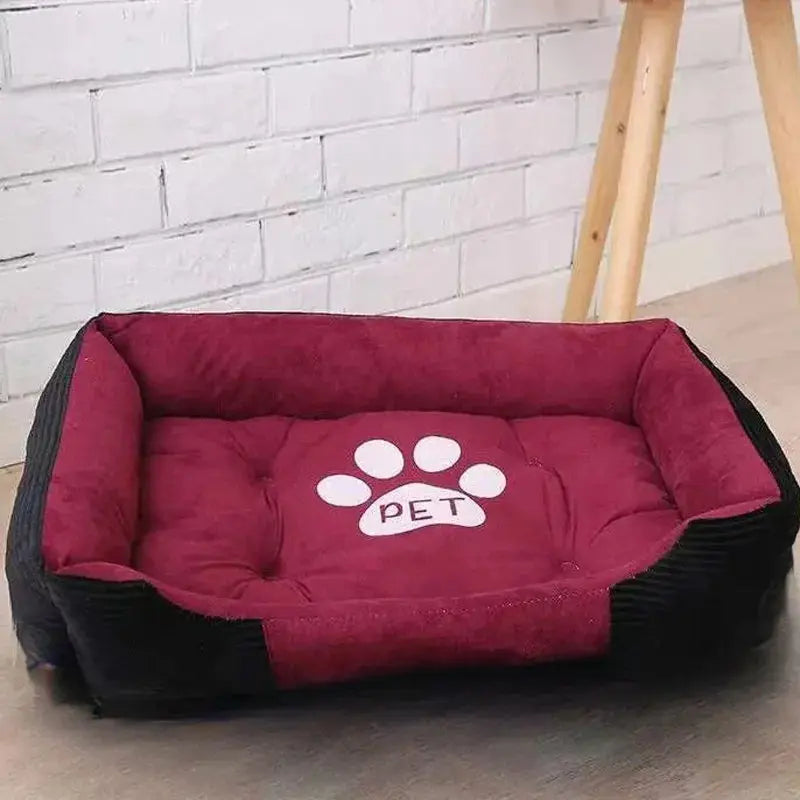 warm pet bed Waterproof Fleece Pet Bed - Ultimate Comfort for Your Furry Friend WLP Company