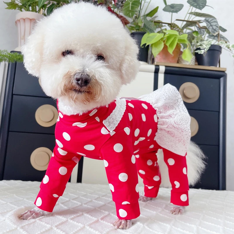100% Cotton Fashion Puppy Dress