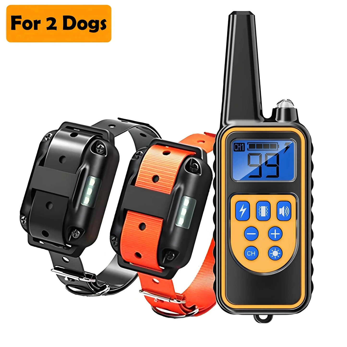 Professional Dog Training Collar with LCD Screen - 800m Range Waterproof System WLP Company