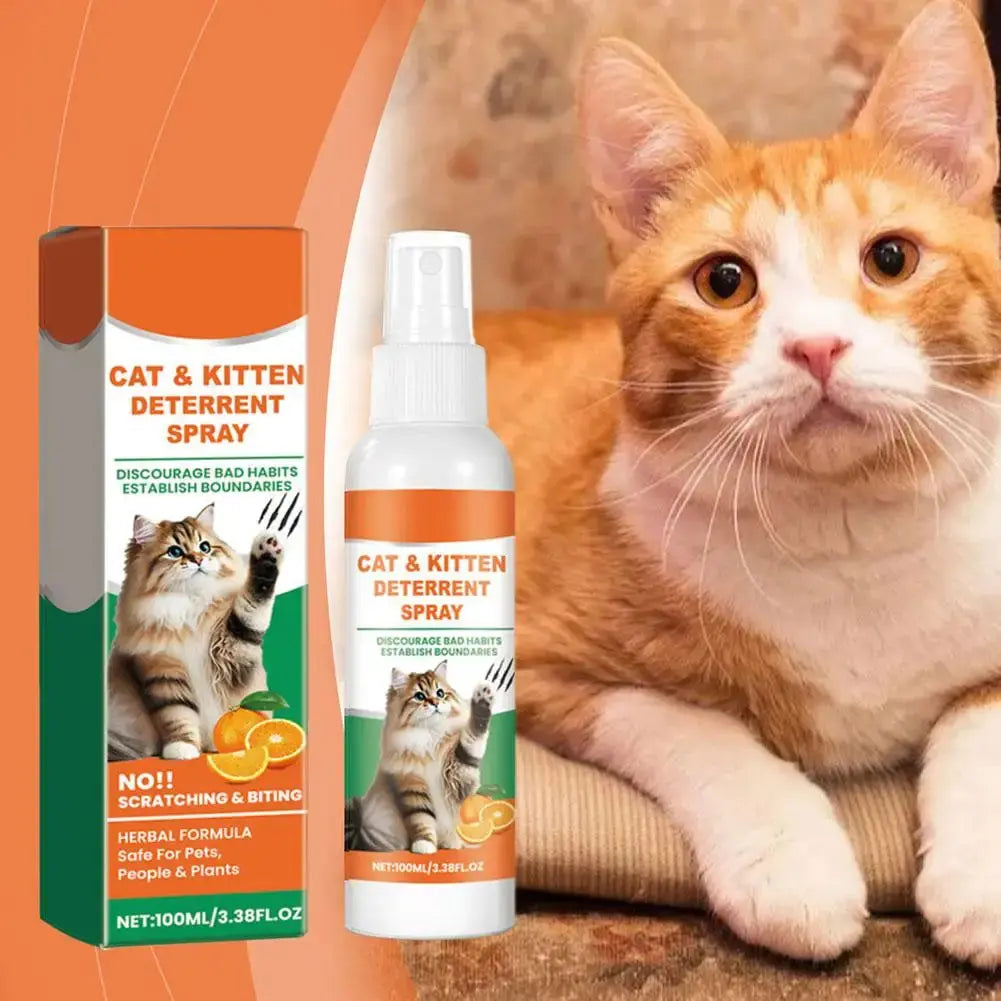 No Scratch Spray Repel Urinating Stop Sofa Chewing Gnawing Forbidden Area Natural Scratch Training Pet Training Liquid For Cats WLP Company