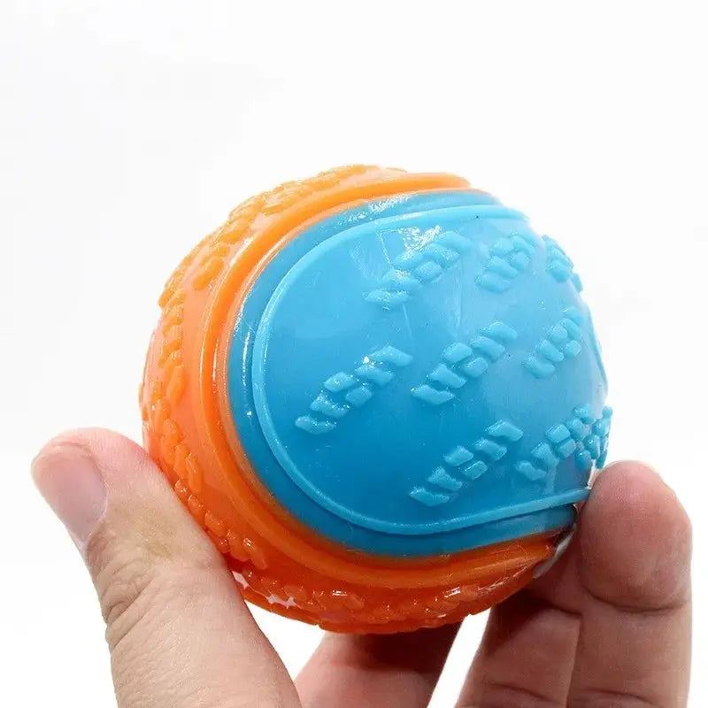 dog toys 6Pcs Squeaky Balls Toys Dogs Interactive Toys TPR Dog Chew Toy for Dog Pet Teeth Cleaning Bite Resistance Pet Supplies WLP Company