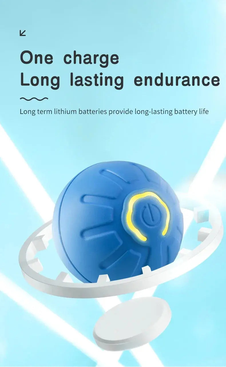 Smart Dog Toy Ball Electronic Interactive Pet Toy Moving Ball USB Automatic Moving Bouncing for Puppy Birthday Gift Cat Product WLP Company