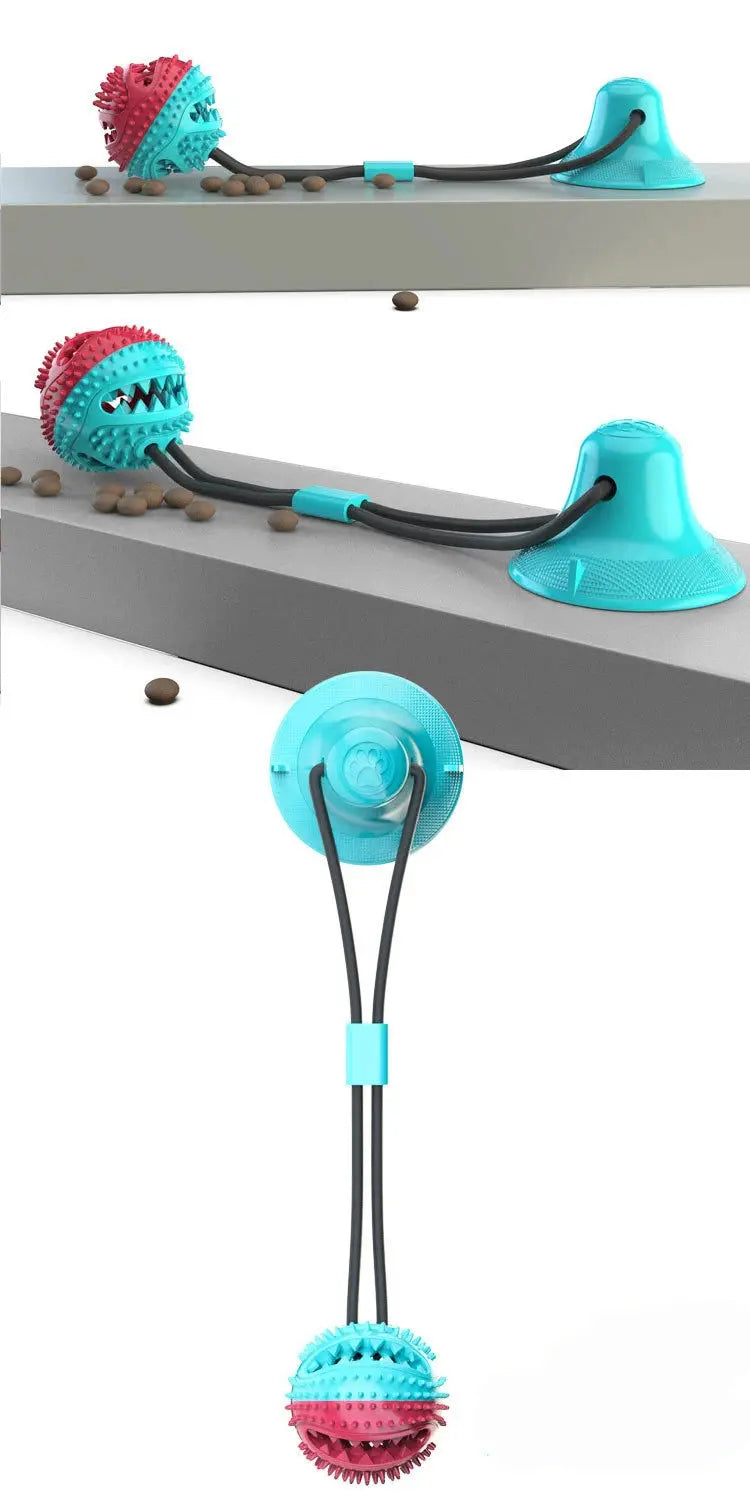 Dog Chew Toys Dog Chiew/Leaking Food Ball with Ropes WLP Company