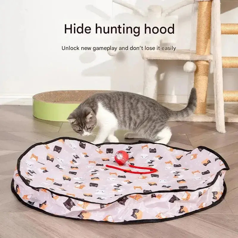 Smart Interactive Cat Toys Ball Fast Rolling in Pouch Hide and Seek Kitten Toy Motion Activated Interactive Cat Toy for Indoor WLP Company