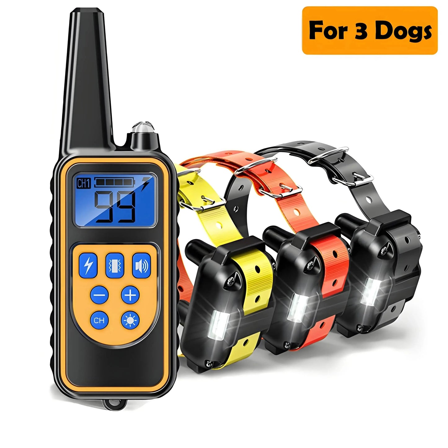 Professional Dog Training Collar with LCD Screen - 800m Range Waterproof System WLP Company