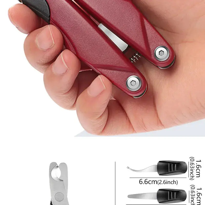 Dog Nail Clipper Dog Cat Nail Clipper Stainless Steel Pet Dead Skin Remover Nail Care Tool for Small Medium Dogs Cats Guillotine Nail Clipper WLP Company